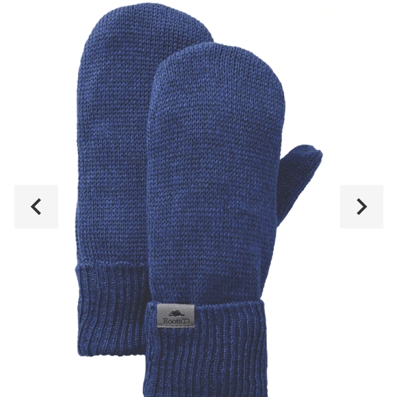 NWT Roots Maplelake Unisex Knit Mittens - Picture 2 of 4